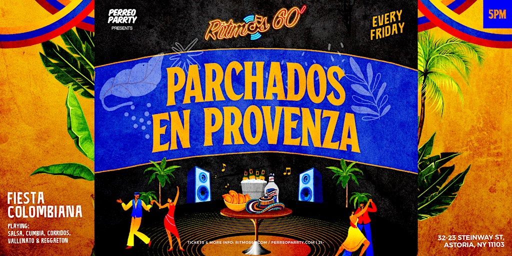 Buy tickets for Ritmos: Parchados En Provenza - Colombian Salsa, Vallenato Reggaeton Party Ritmos: Parchados En Provenza - Colombian Salsa, Vallenato Reggaeton Party