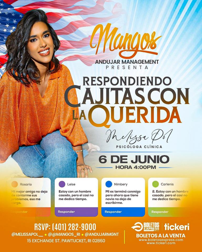 MANGOS REST & LOUNGE PRESENTS: RESPONDIENDO CAJITAS CON LA QUERIDA MELISSA POL