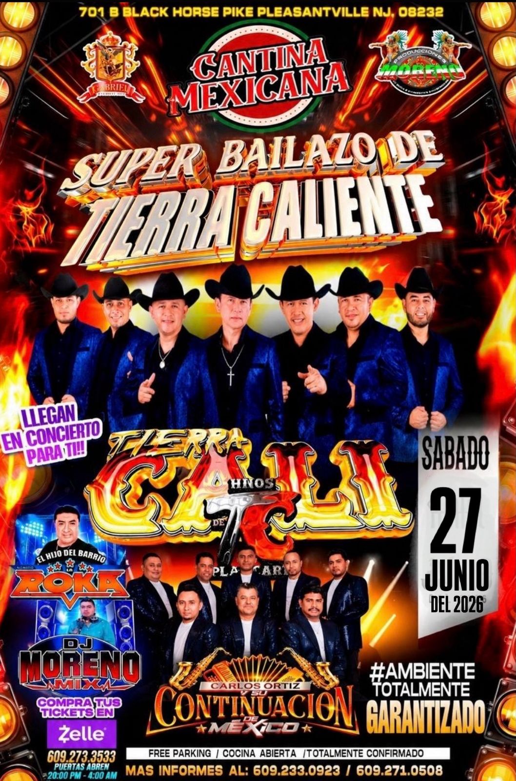 Buy tickets for TIERRA CALI, CARLOS ORTIZ & SU CONTINUACION DE MEXICO TIERRA CALI, CARLOS ORTIZ & SU CONTINUACION DE MEXICO