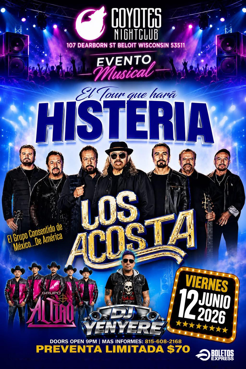 Buy tickets for LOS ACOSTA LOS ACOSTA