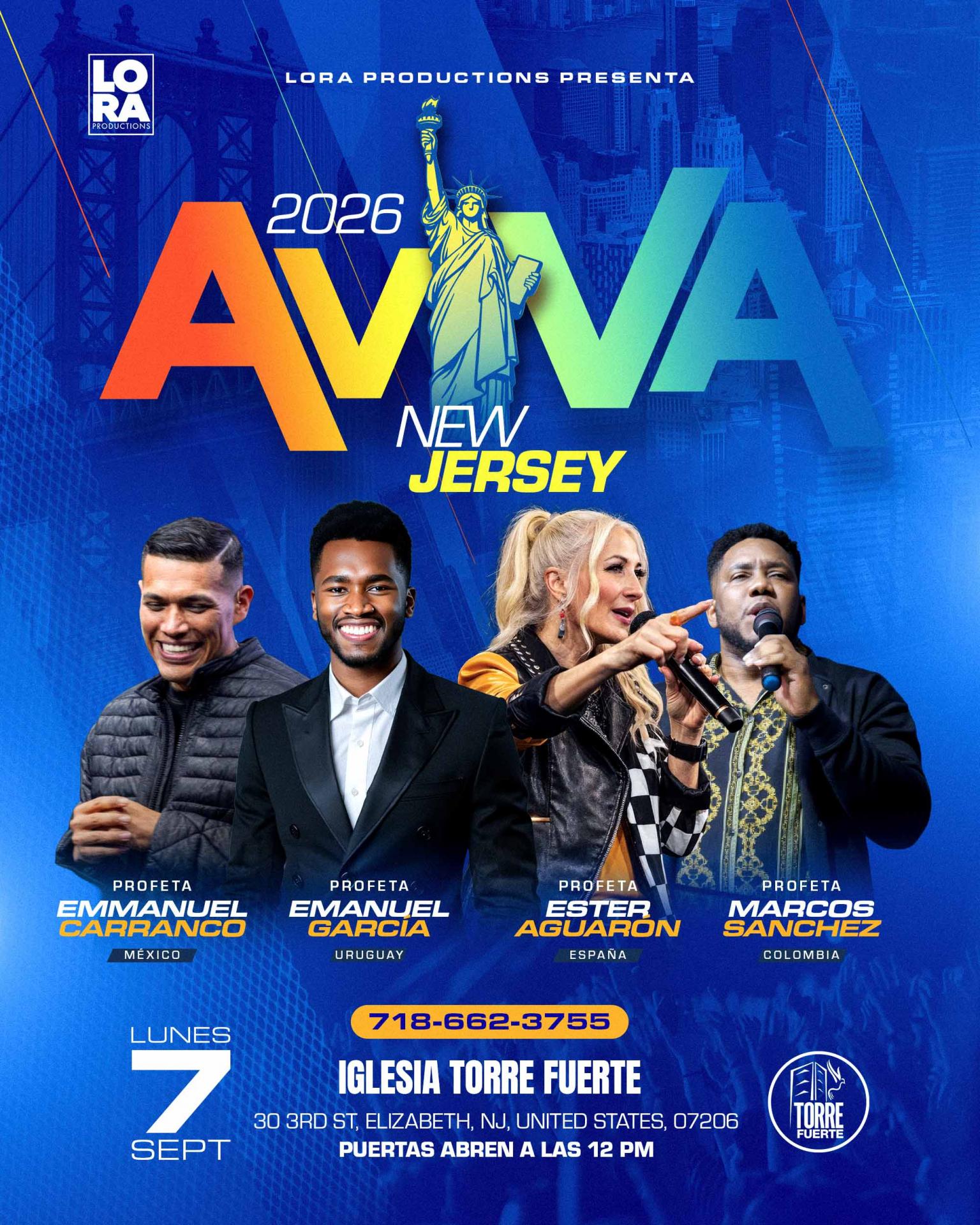 Buy tickets for AVIVA NJ 2026 AVIVA NJ 2026