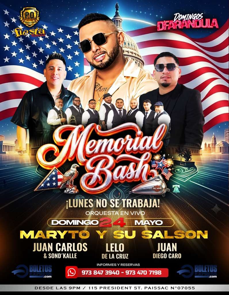 Buy tickets for DOMINGOS DE FARANDULA - MEMORIAL BASH DOMINGOS DE FARANDULA - MEMORIAL BASH