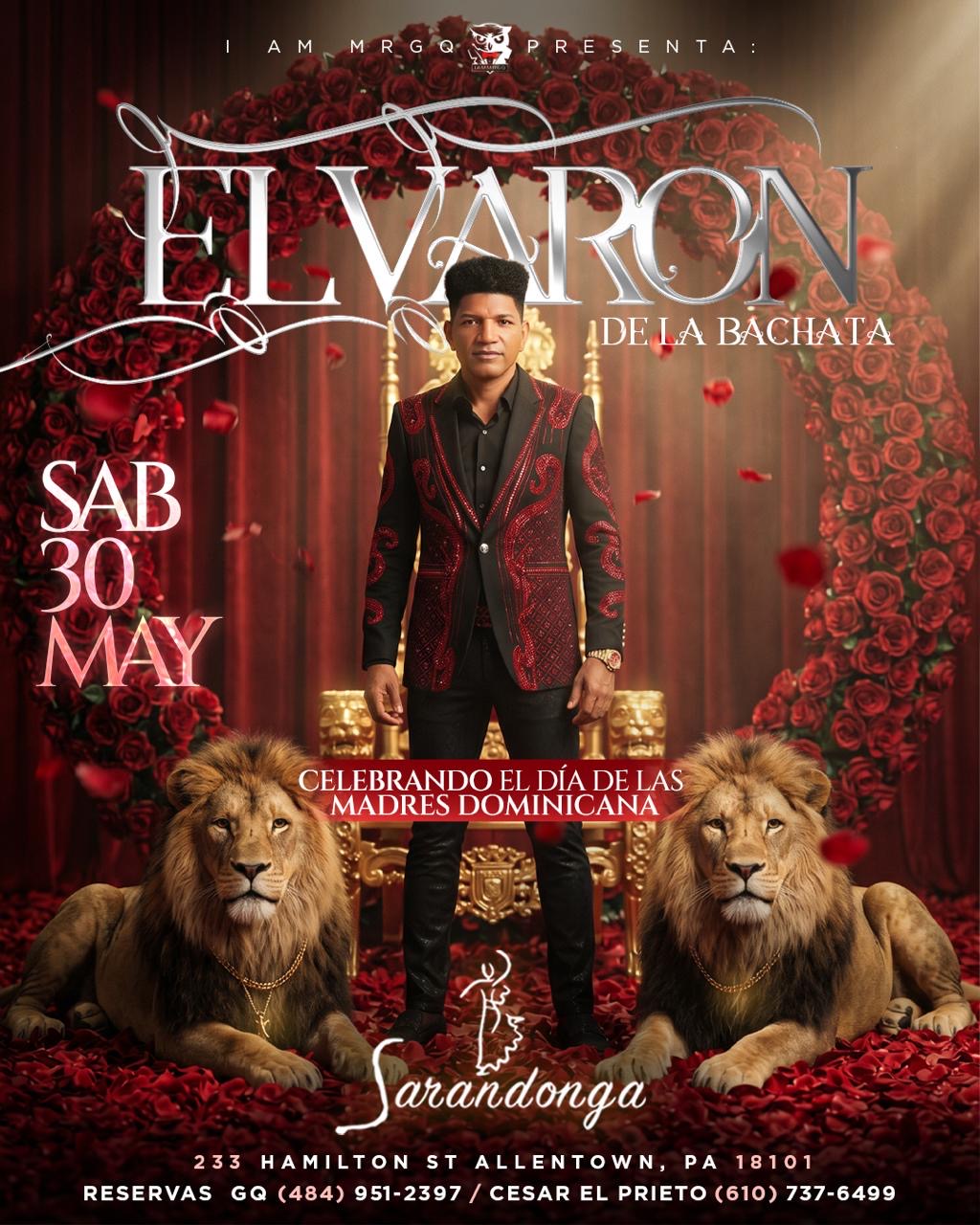 Buy tickets for EL VARON DE LA BACHATA EL VARON DE LA BACHATA