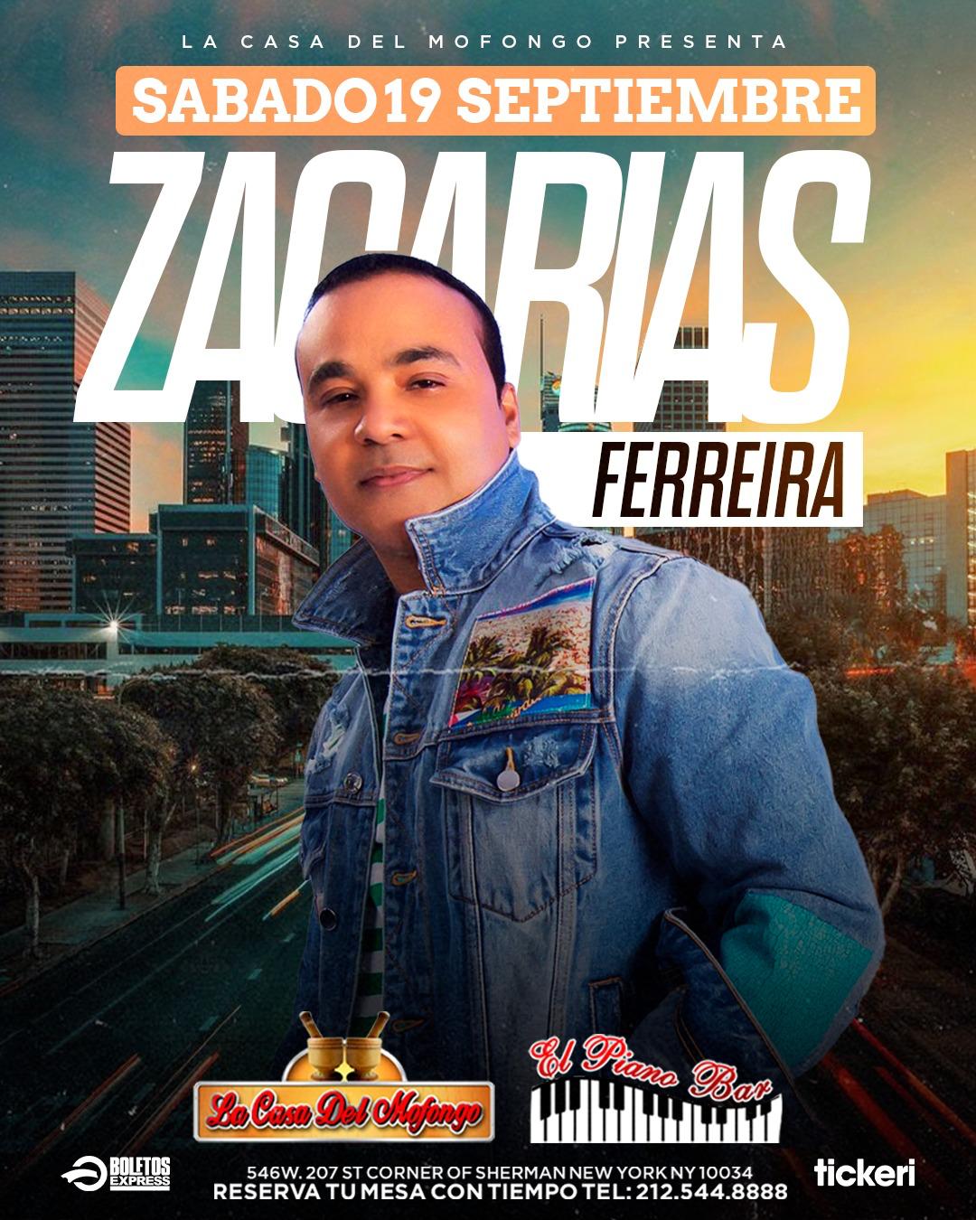 ZACARIAS FERREIRA EN CONCIERTO BAILABLE