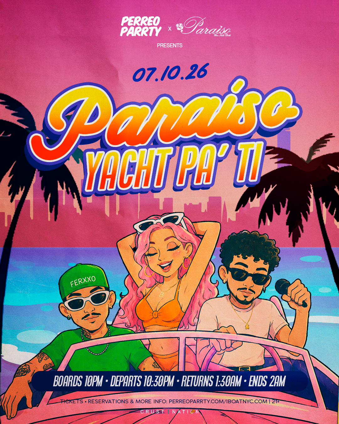 Buy tickets for PARAISO YACHT PA' TI PARAISO YACHT PA' TI
