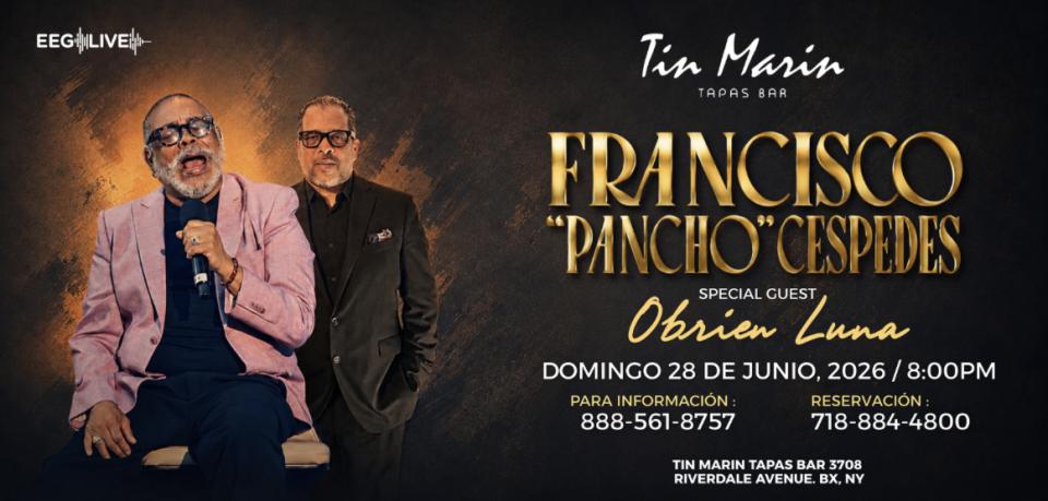 Buy tickets for FRANCISCO PANCHO CESPEDES FRANCISCO PANCHO CESPEDES