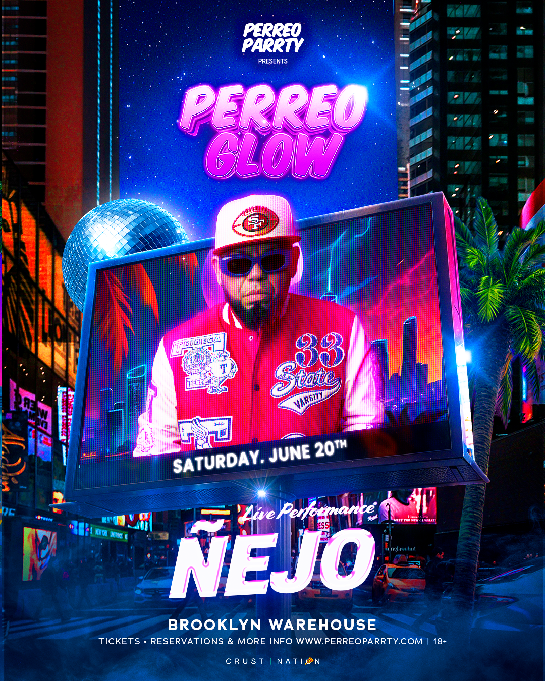 Buy tickets for Perreo Glow: NEJO performing Live Secret Brooklyn Warehouse Reggaeton Party Perreo Glow: NEJO performing Live Secret Brooklyn Warehouse Reggaeton Party