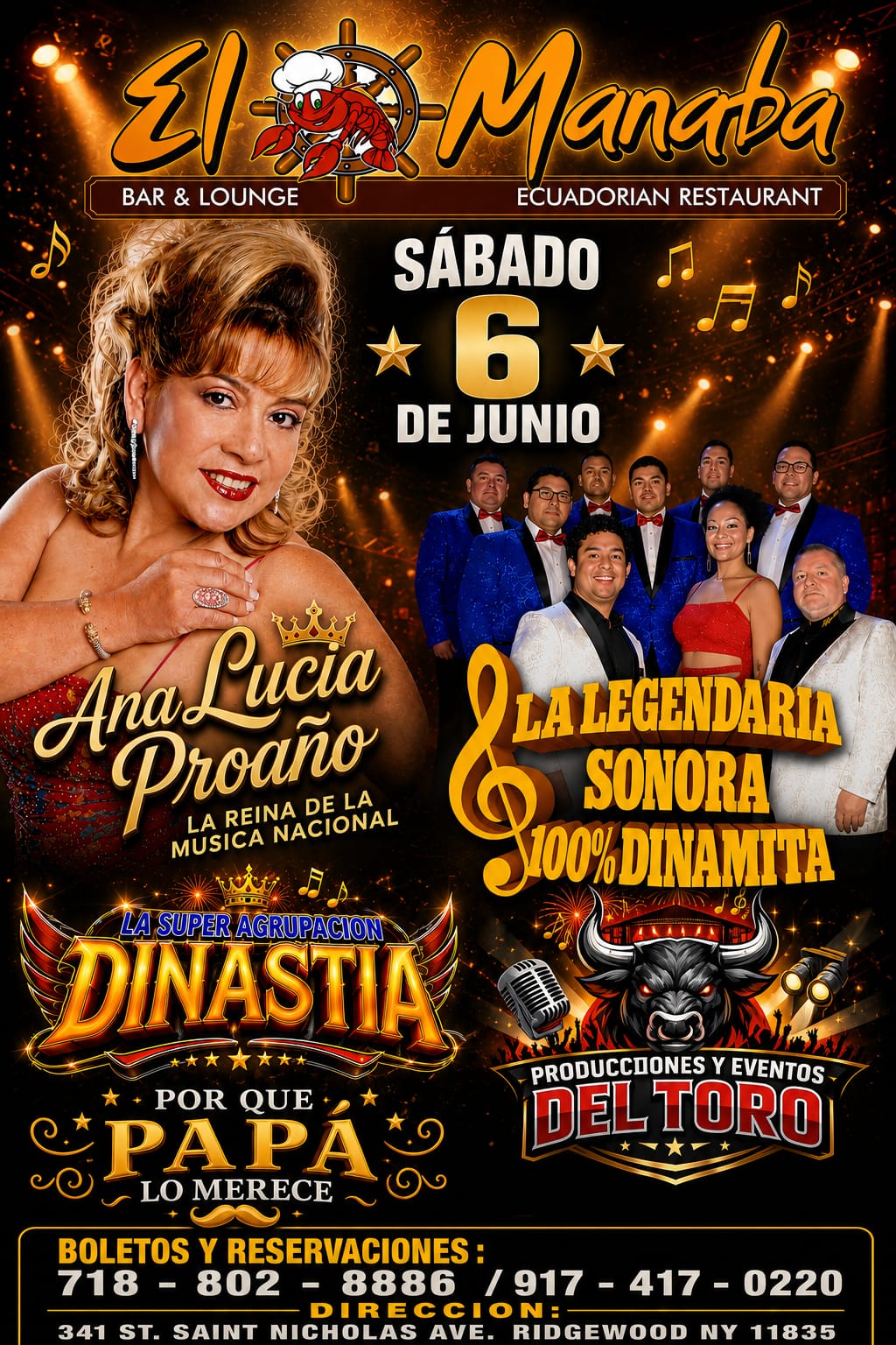 ANA LUCIA PROAÑO | LA LEGENDARIA SONORA 100% DINAMITA