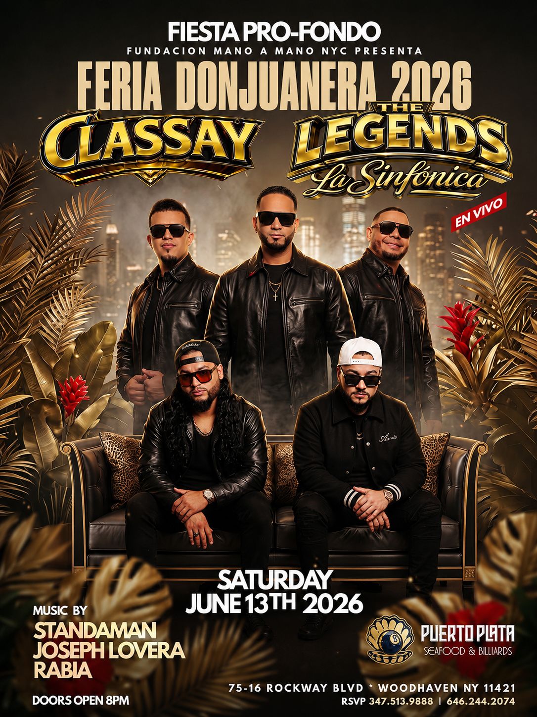 Fiesta ProFondo: Classay & The Legends La Sinfónica in the Feria DonJuanera 2026