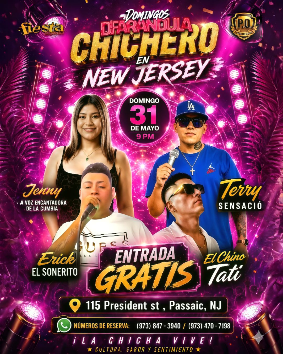 Buy tickets for DOMINGOS DE FARANDULA - CHICHERO EN NEW JERSEY DOMINGOS DE FARANDULA - CHICHERO EN NEW JERSEY