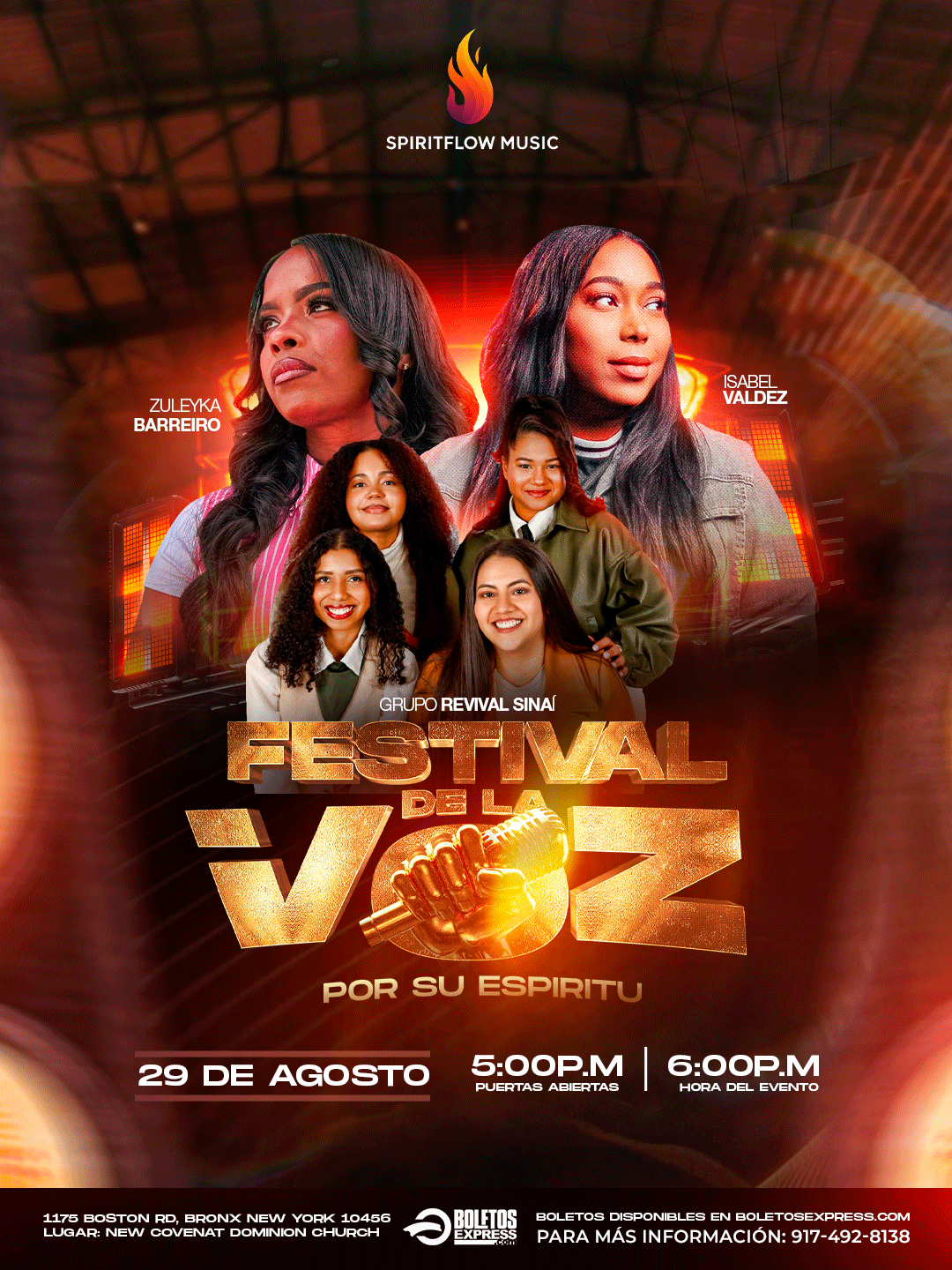 Buy tickets for FESTIVAL DE LA VOZ POR SU ESPIRITU FESTIVAL DE LA VOZ POR SU ESPIRITU