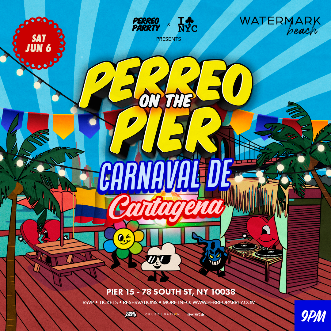 Buy tickets for #1 CARNAVAL DE CARTAGENA PERREO ON THE PIER - REGGAETON PARTY @ WATERMARK #1 CARNAVAL DE CARTAGENA PERREO ON THE PIER - REGGAETON PARTY @ WATERMARK