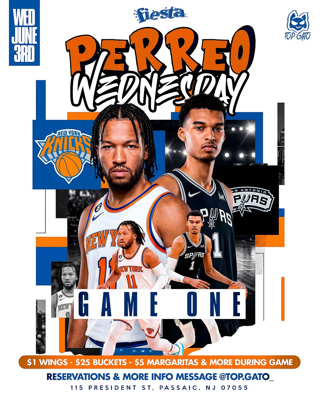 PERREO WEDNESDAY - GAME ONE, NEW YORK KNICKS VS SAN ANTONIO SPURS