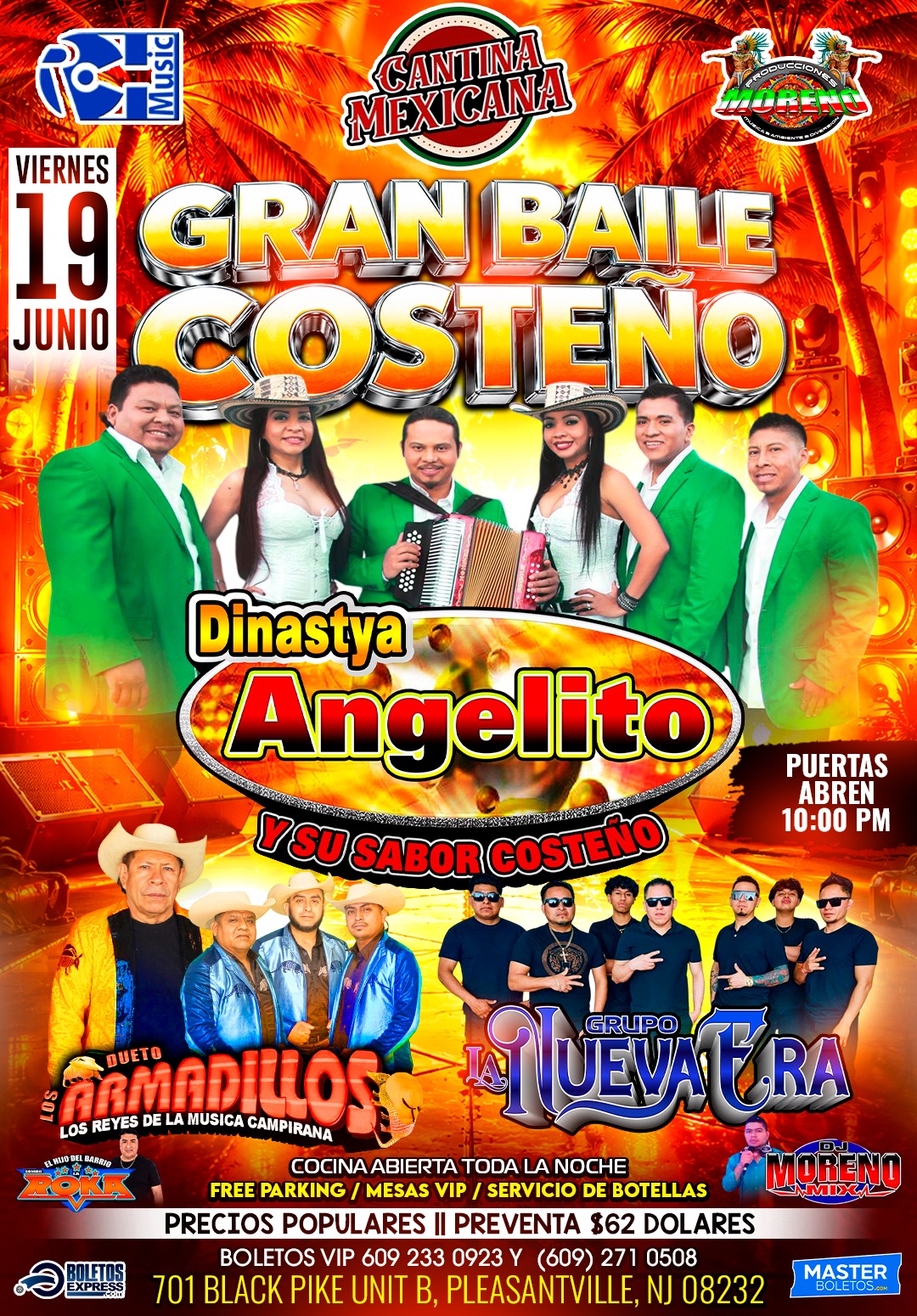 Buy tickets for DINASTYA ANGELITO & SU SABOR COSTEÑO DINASTYA ANGELITO & SU SABOR COSTEÑO