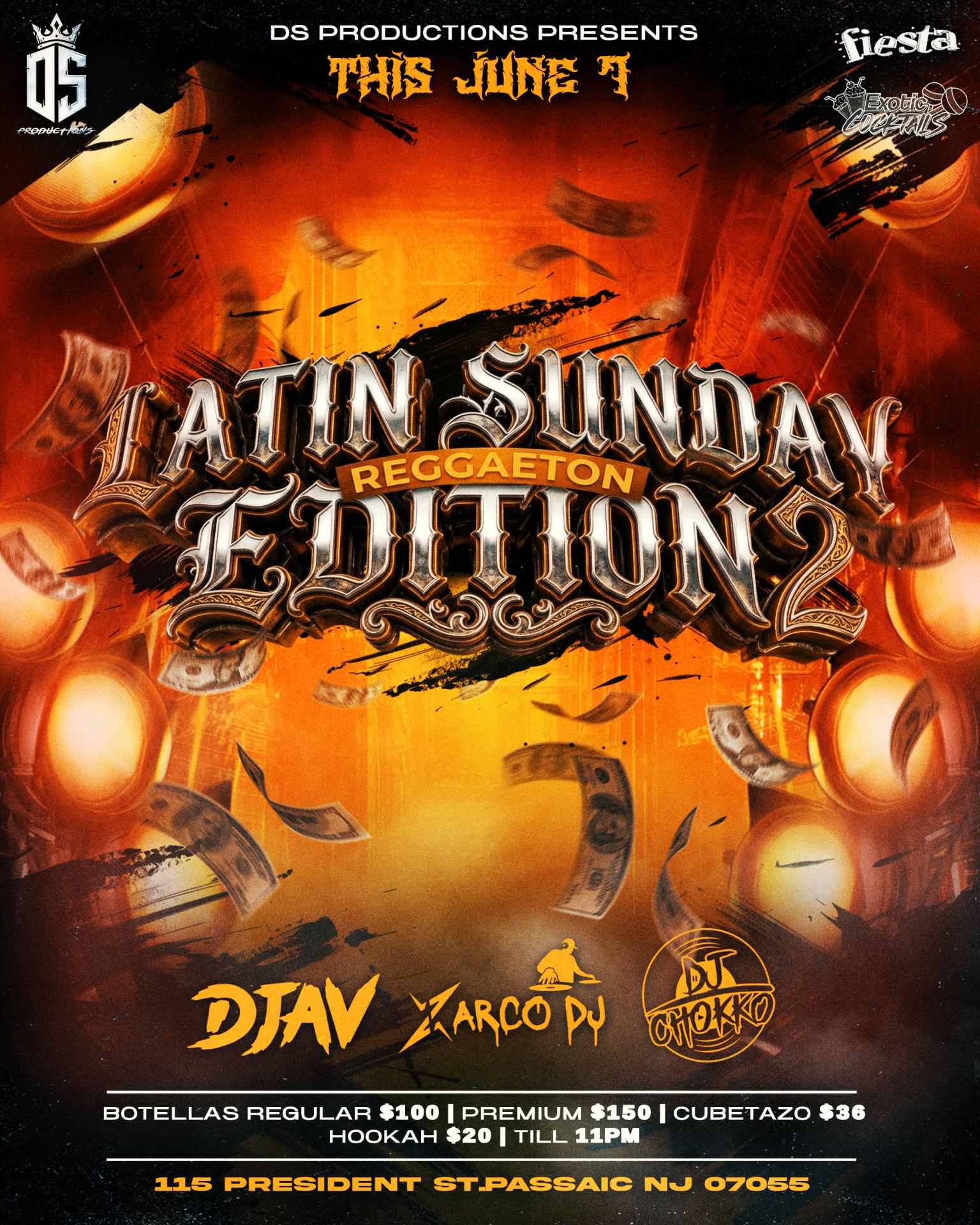 Buy tickets for LATIN SUNDAY - REGGAETON EDITION 2 LATIN SUNDAY - REGGAETON EDITION 2