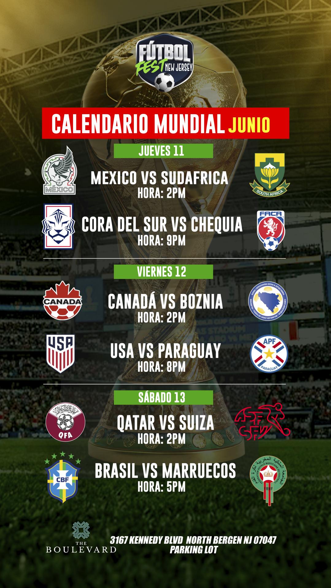 Buy tickets for FUTBOL FEST NEW JERSEY | PARTIDOS JUNIO 13 FUTBOL FEST NEW JERSEY | PARTIDOS JUNIO 13