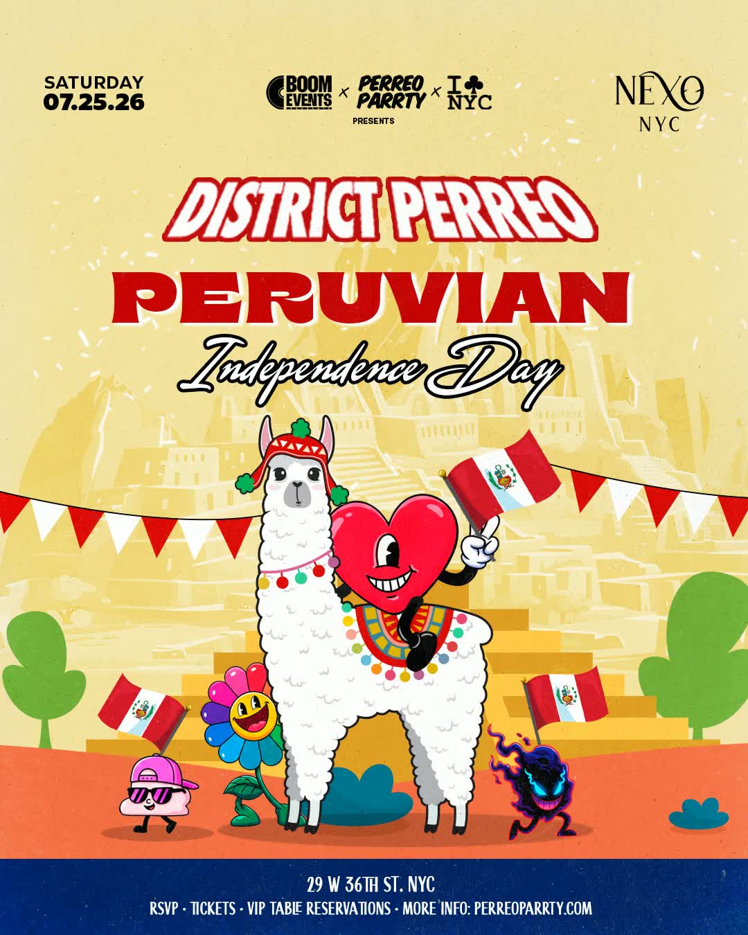Peruvian Independence Day - Latin & Reggaeton Dance Party - NEXO CLUB NYC
