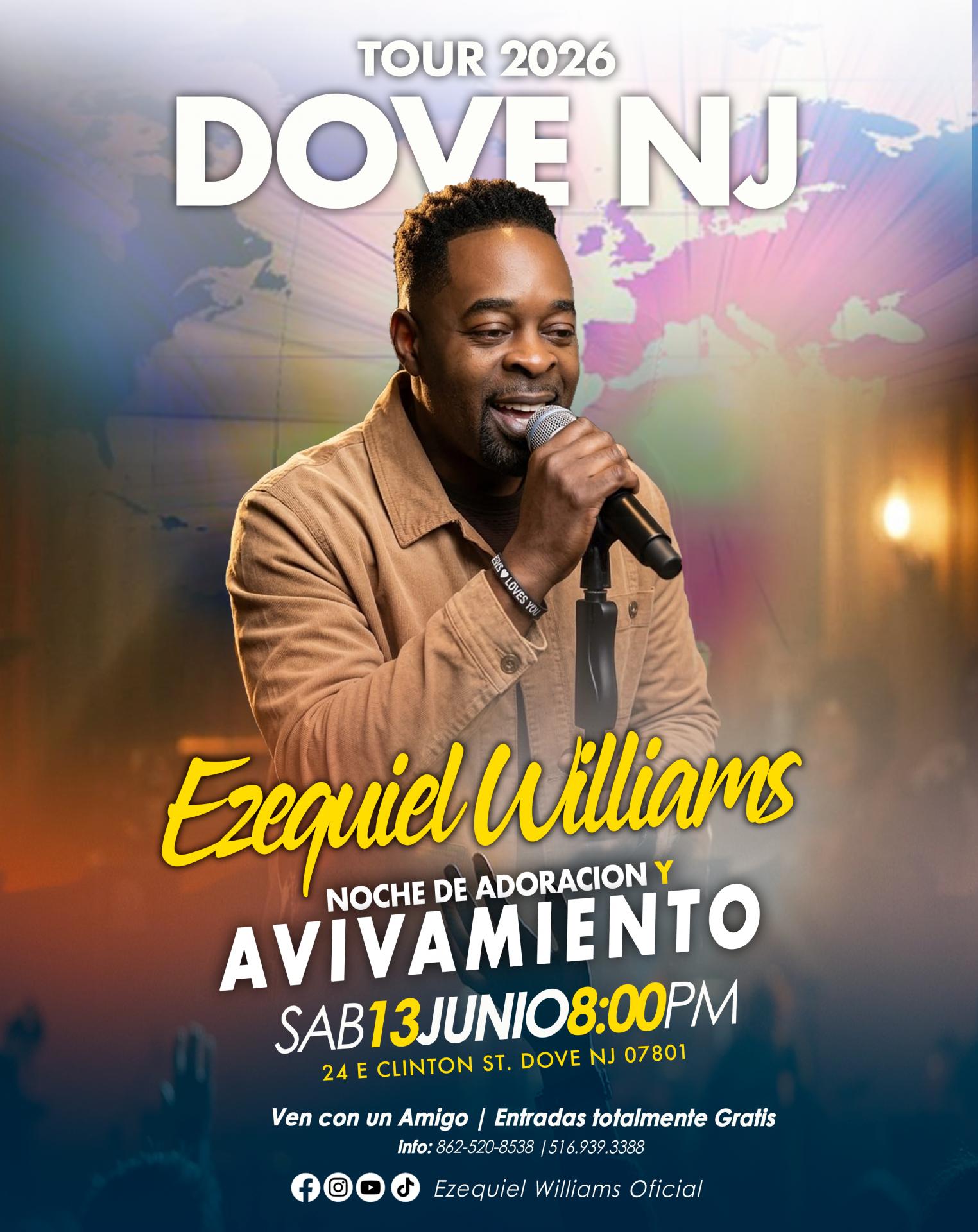 EZEQUIEL WILLIAMS - NOCHE DE JUBILO y AVIVAMIENTO