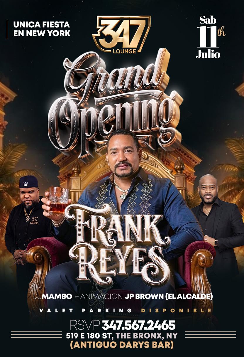 Buy tickets for FRANK REYES FRANK REYES