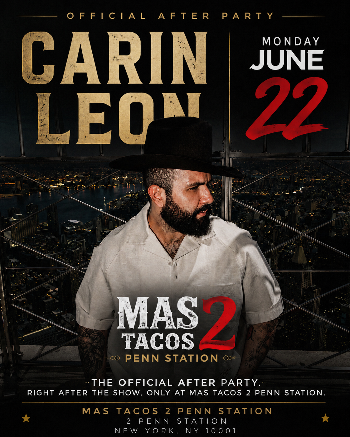 Buy tickets for Official after party carin leon Official after party carin leon