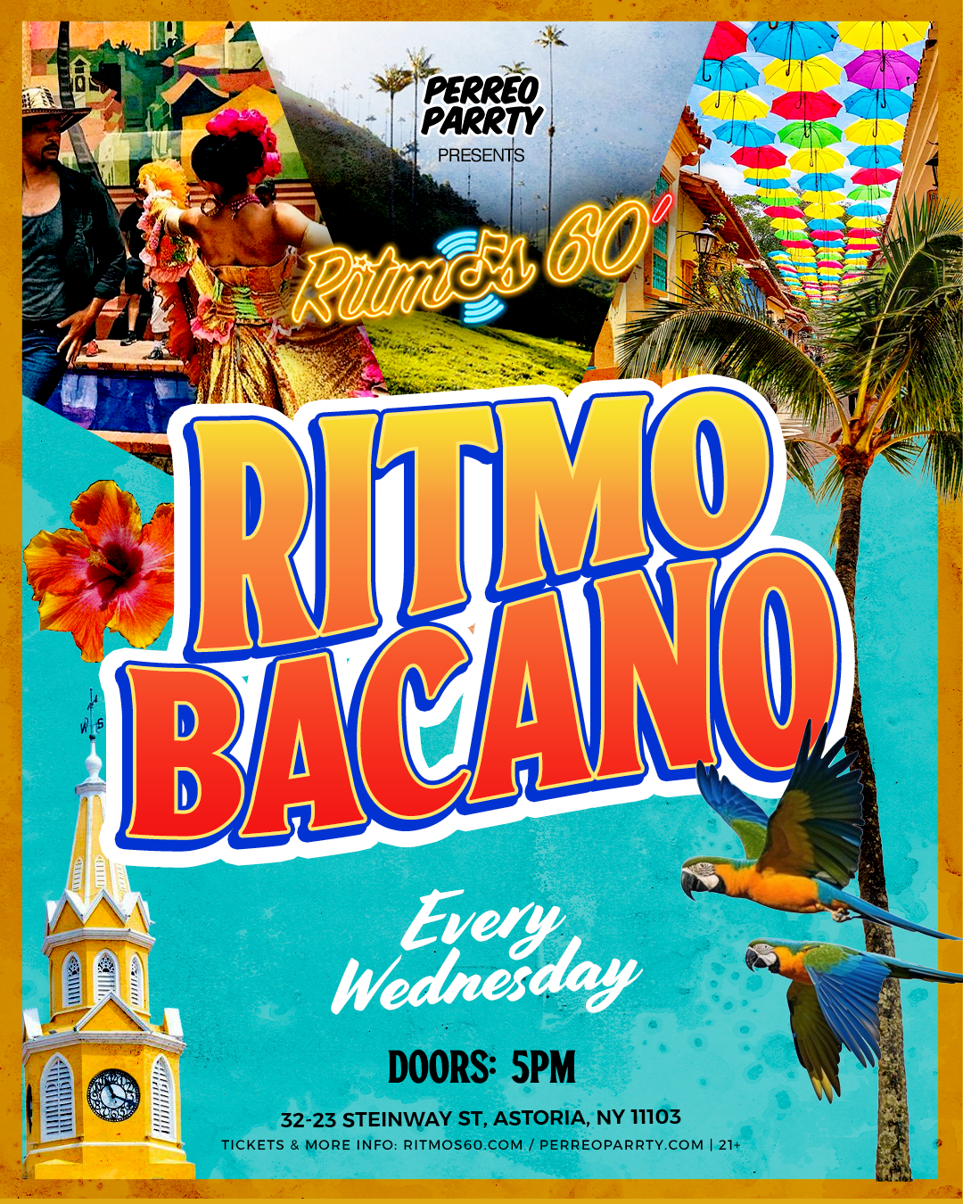 Buy tickets for Ritmos Bacano: Colombian Salsa, Vallenato Reggaeton Party NYC Ritmos Bacano: Colombian Salsa, Vallenato Reggaeton Party NYC
