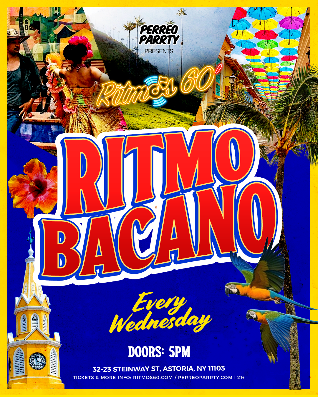 Ritmos Bacano: Colombian Salsa, Vallenato Reggaeton Party NYC