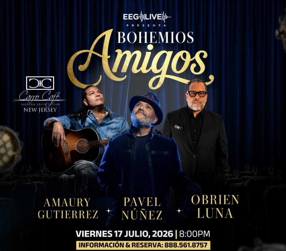 Buy tickets for Amaury Gutierrez, Pavel Nuñez & Obrien Luna Amaury Gutierrez, Pavel Nuñez & Obrien Luna