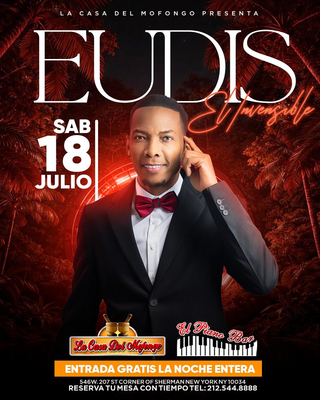 Buy tickets for EUDY EL INVISIBLE TOTALMENTE GRATIS TODA LA NOCHE EUDY EL INVISIBLE TOTALMENTE GRATIS TODA LA NOCHE