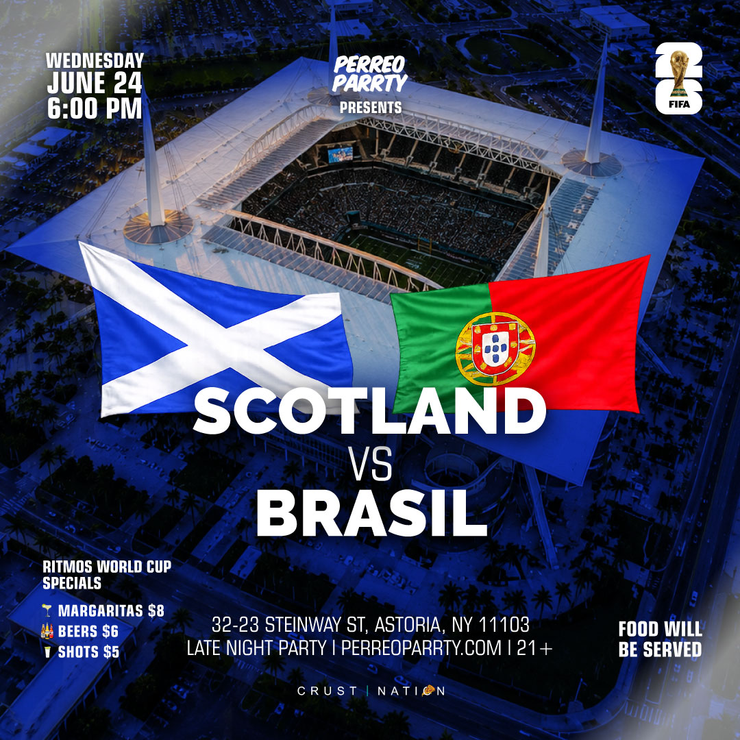 FIFA WORLD CUP 2026 WATCH PARTY: Scotland v Brasil at Ritmos 60 Bar