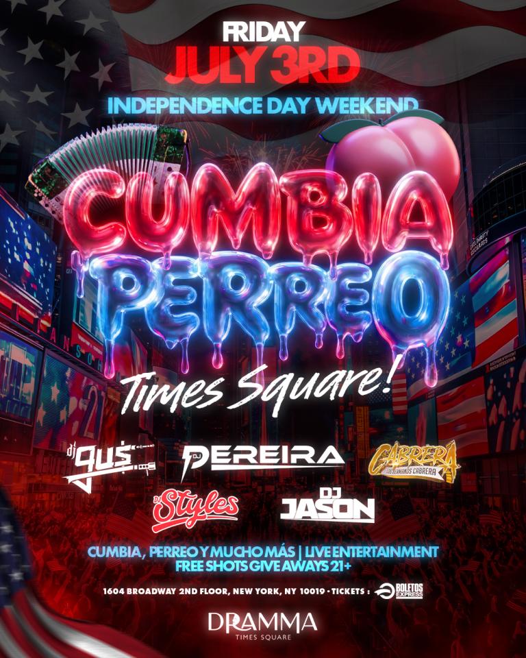 Buy tickets for Cumbia y Perreo Times Square Cumbia y Perreo Times Square
