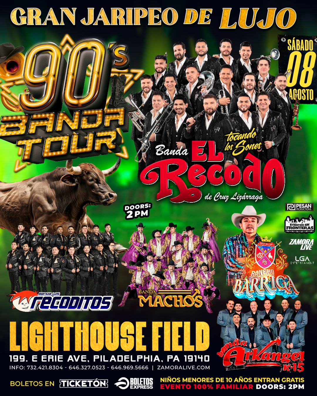 BANDA EL RECODO • BANDA LOS RECODITOS • BANDA MACHOS • RANCHO BARRIGA • BANDA ARKANGEL R-15
