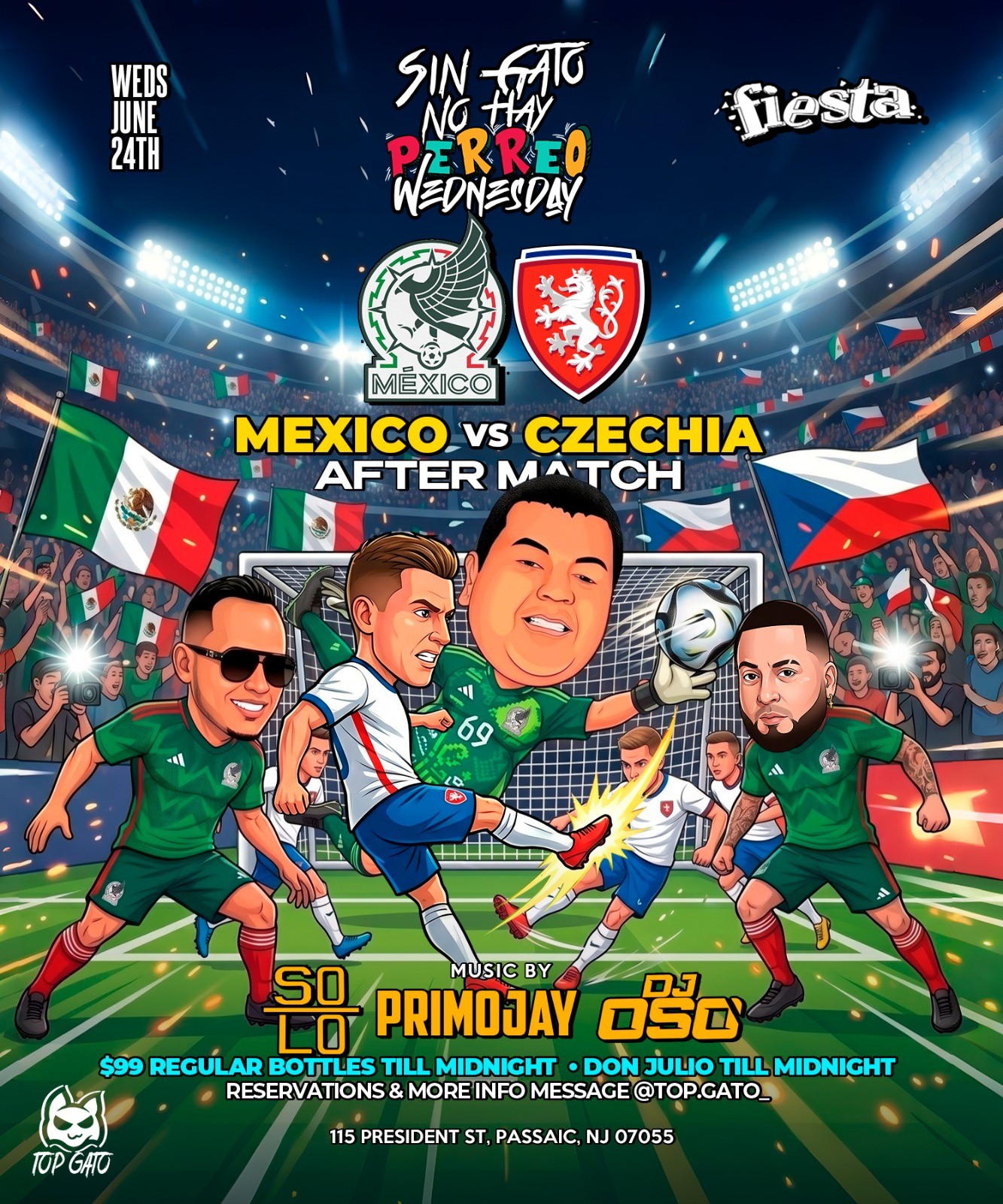 PERREO WEDNESDAY - MEXICO VS CZE AFTER MATCHCHIA