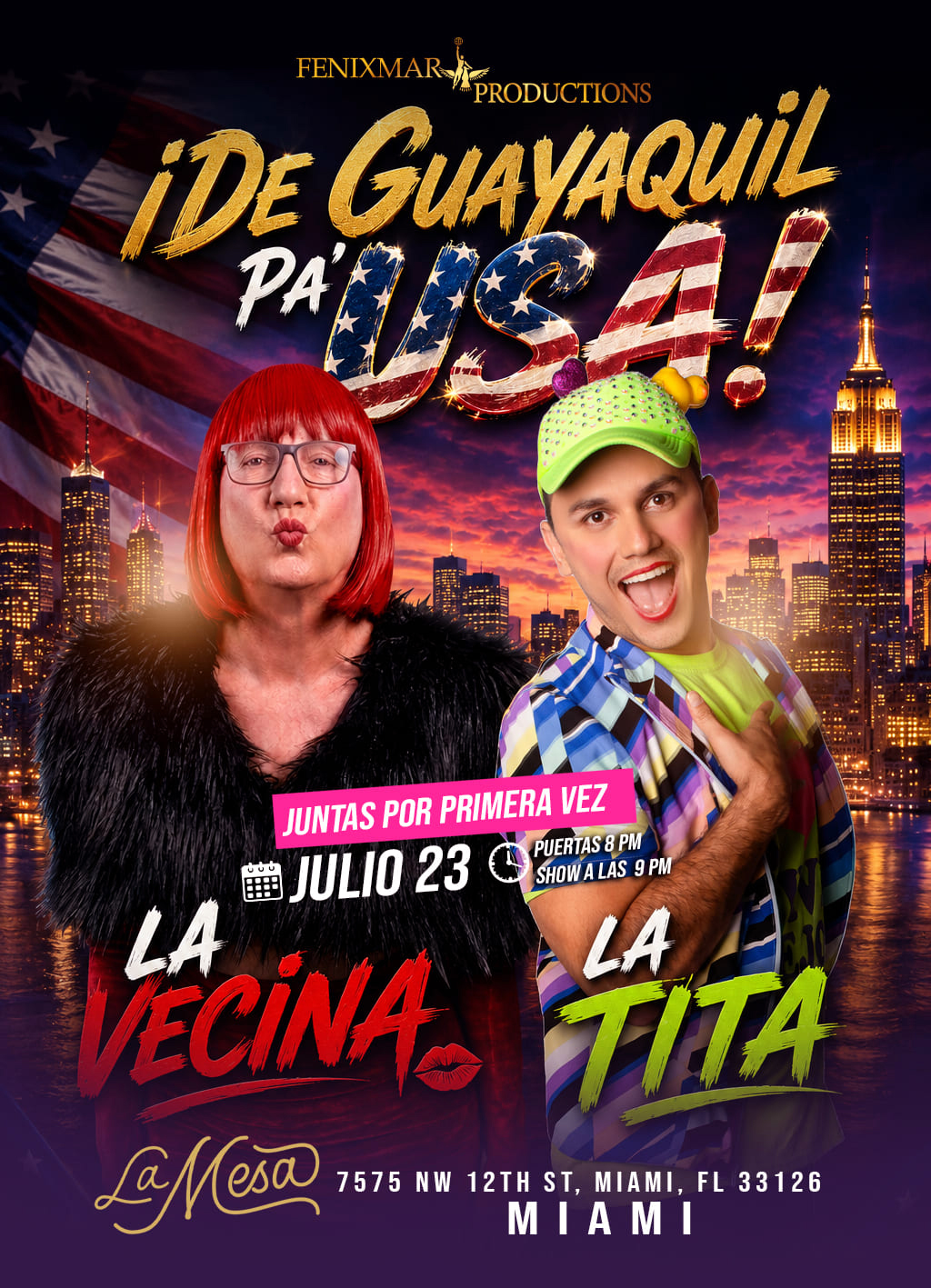 Buy tickets for De Guayaquil Pa' USA De Guayaquil Pa' USA