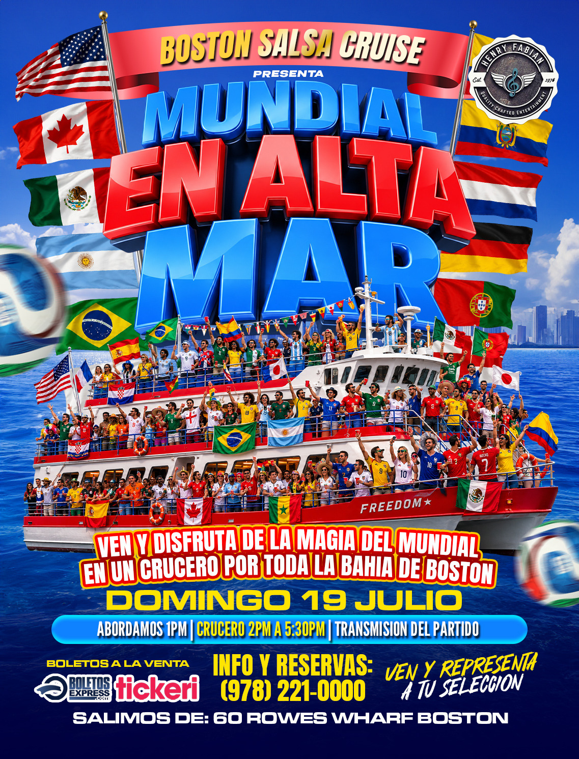 Buy tickets for MUNDIAL EN ALTA MAR MUNDIAL EN ALTA MAR