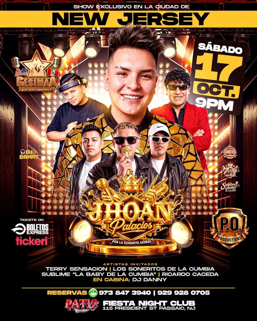 Buy tickets for JHOAN PALACIOS JHOAN PALACIOS