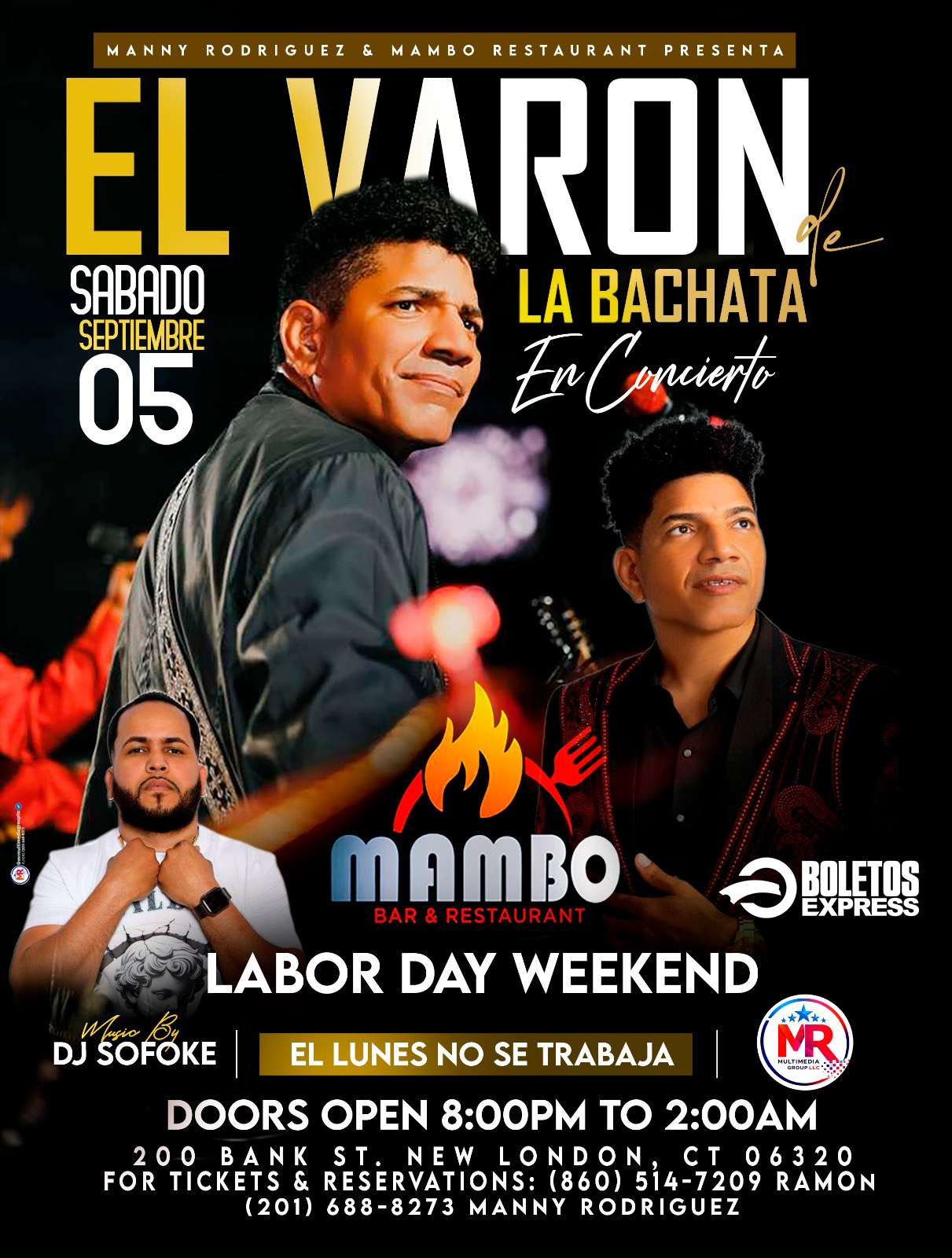 Buy tickets for EL VARON DE LA BACHATA EL VARON DE LA BACHATA