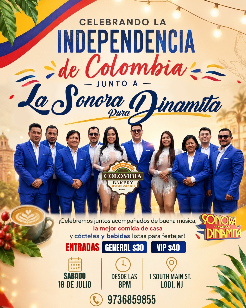 Buy tickets for Fiesta colombiana Fiesta colombiana