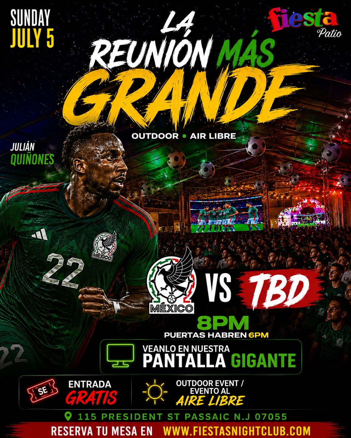 Mexico vs TBD