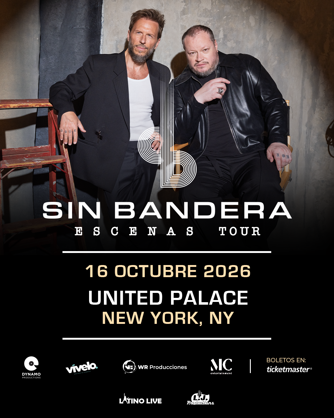 Buy tickets for SIN BANDERA – ESCENAS US TOUR SIN BANDERA – ESCENAS US TOUR