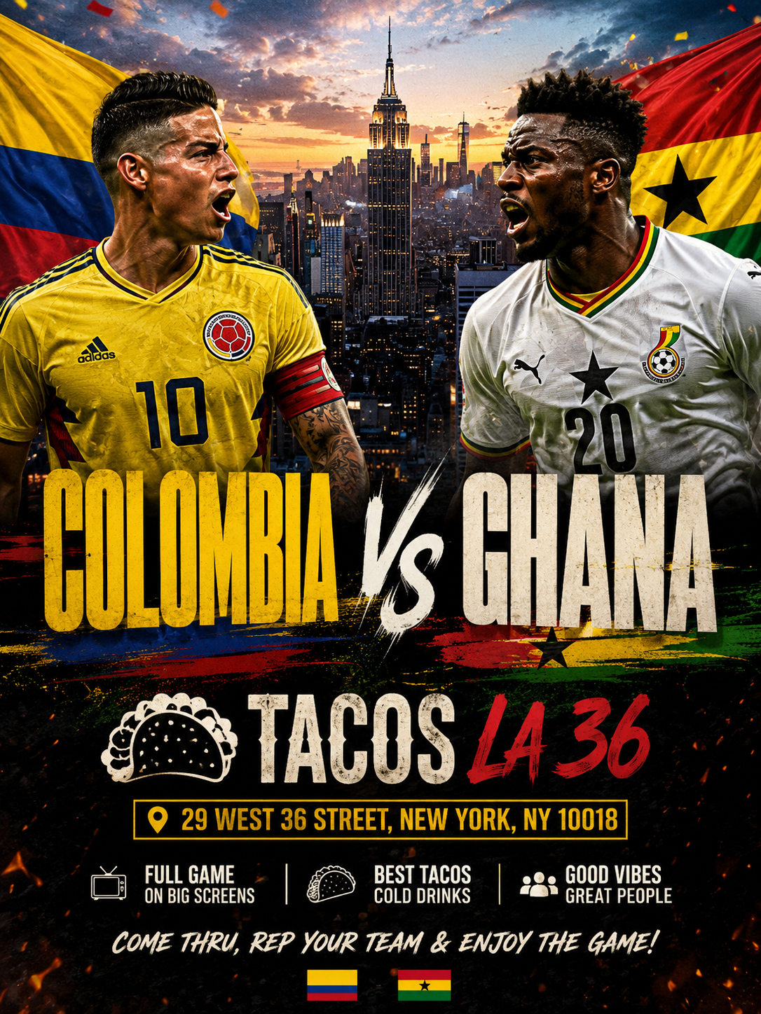 Buy tickets for colombia vs ghana colombia vs ghana