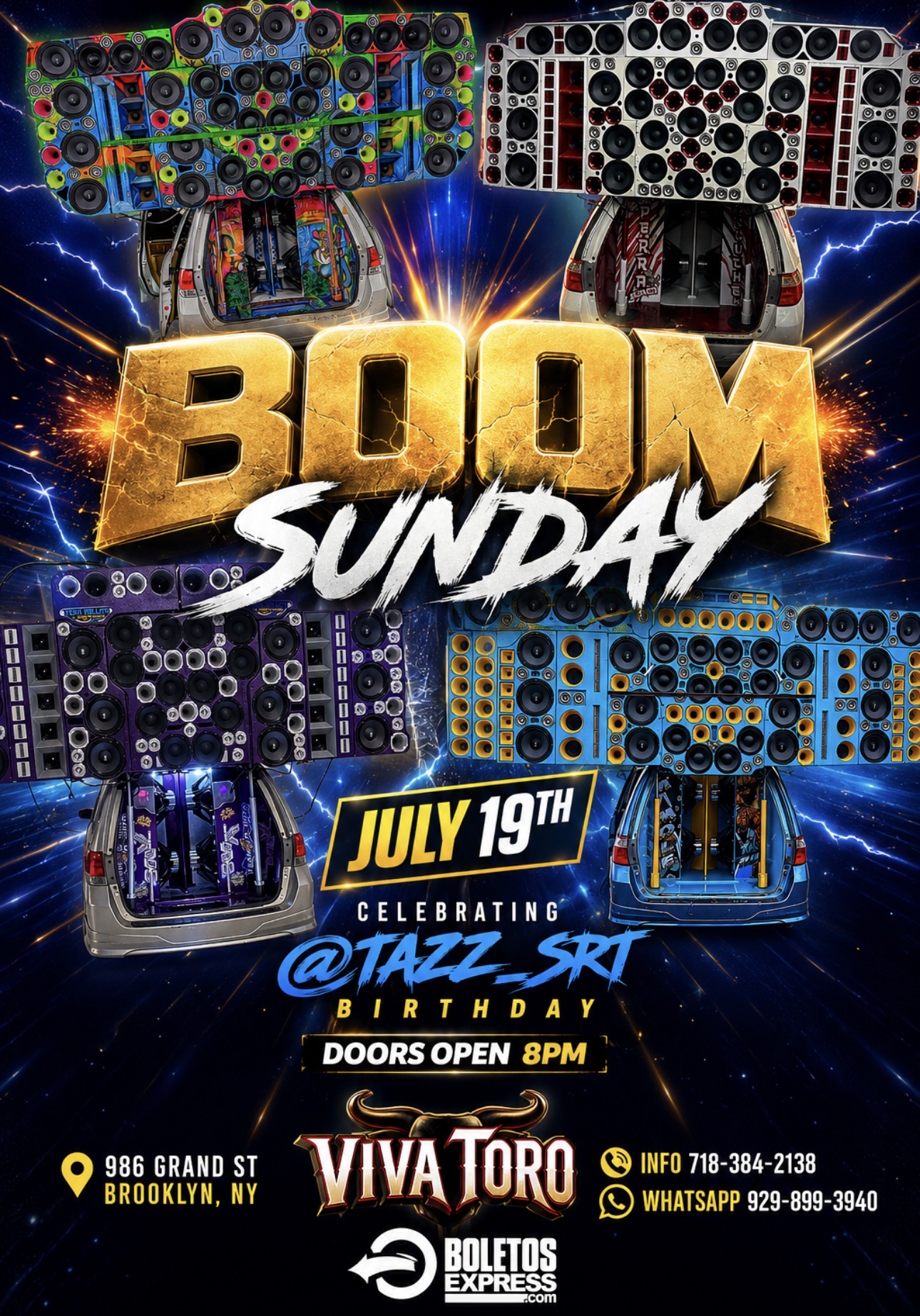 Buy tickets for Boom Sunday - Musicologo Brooklyn Boom Sunday - Musicologo Brooklyn