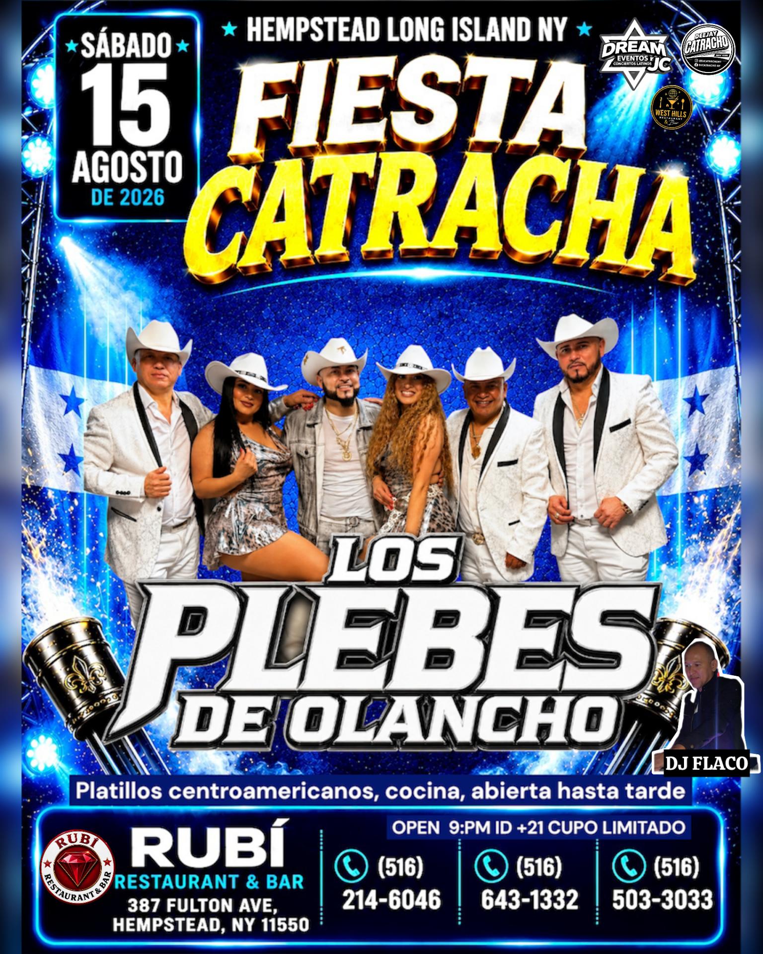 Los plebes De Olancho / Hempstead, New York / Sabado 14 Agosto