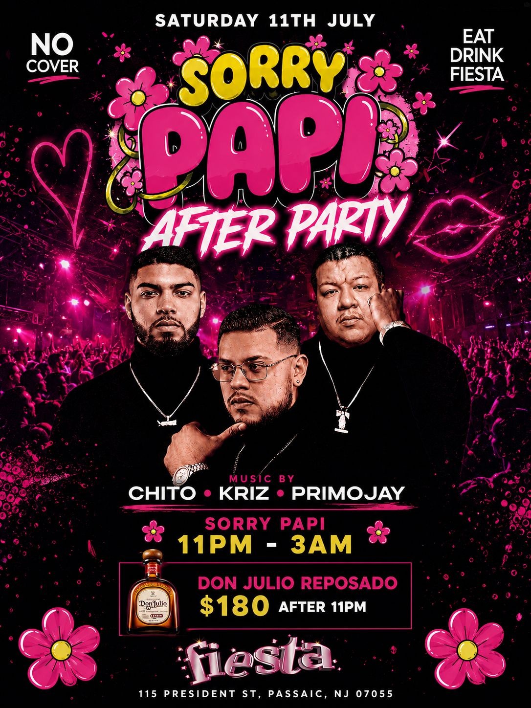 Buy tickets for WE LOVE SATURDAY - SORRY PAPI AFTER PARTY WE LOVE SATURDAY - SORRY PAPI AFTER PARTY