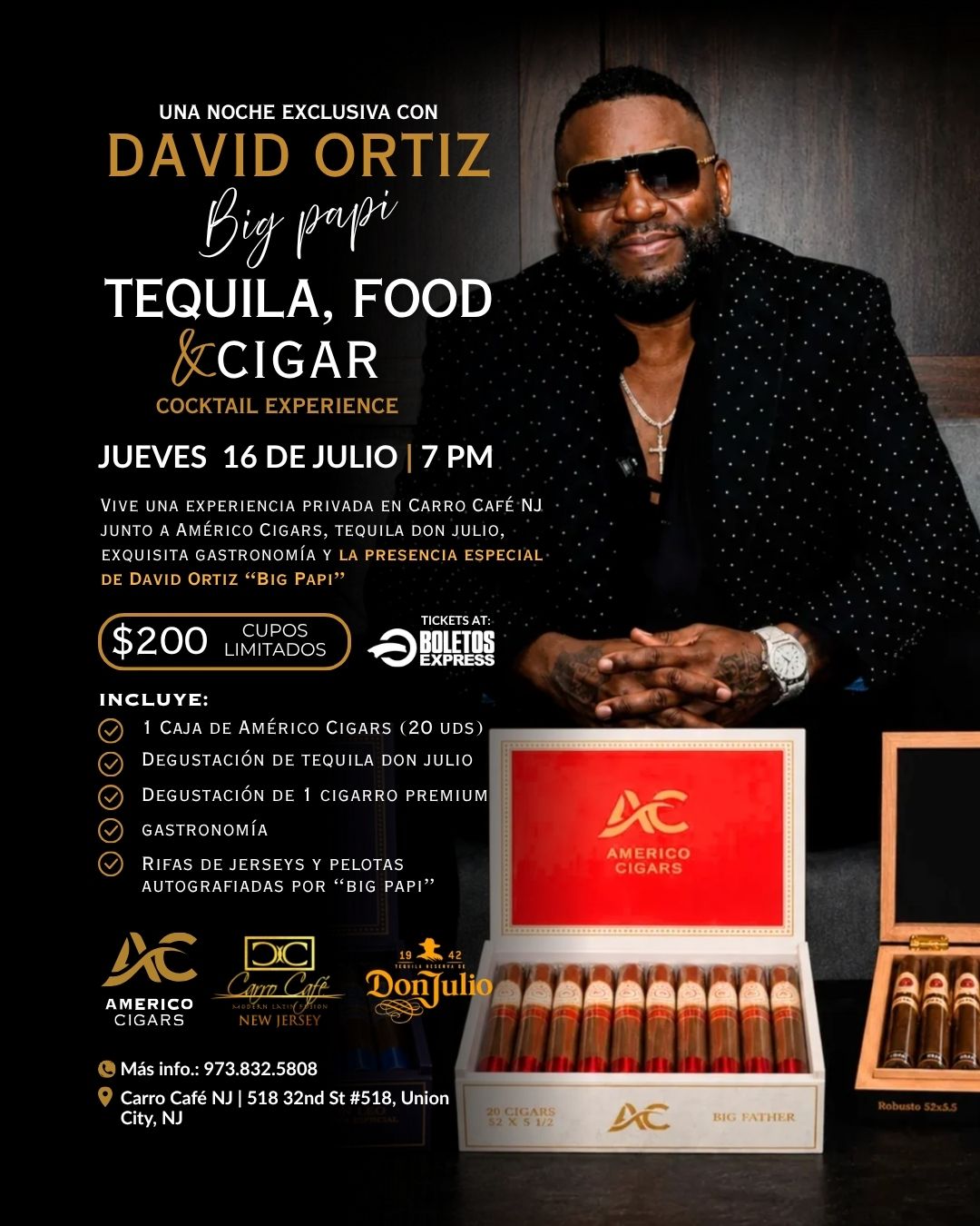Buy tickets for Una Noche Exclusiva Con David Ortiz Una Noche Exclusiva Con David Ortiz