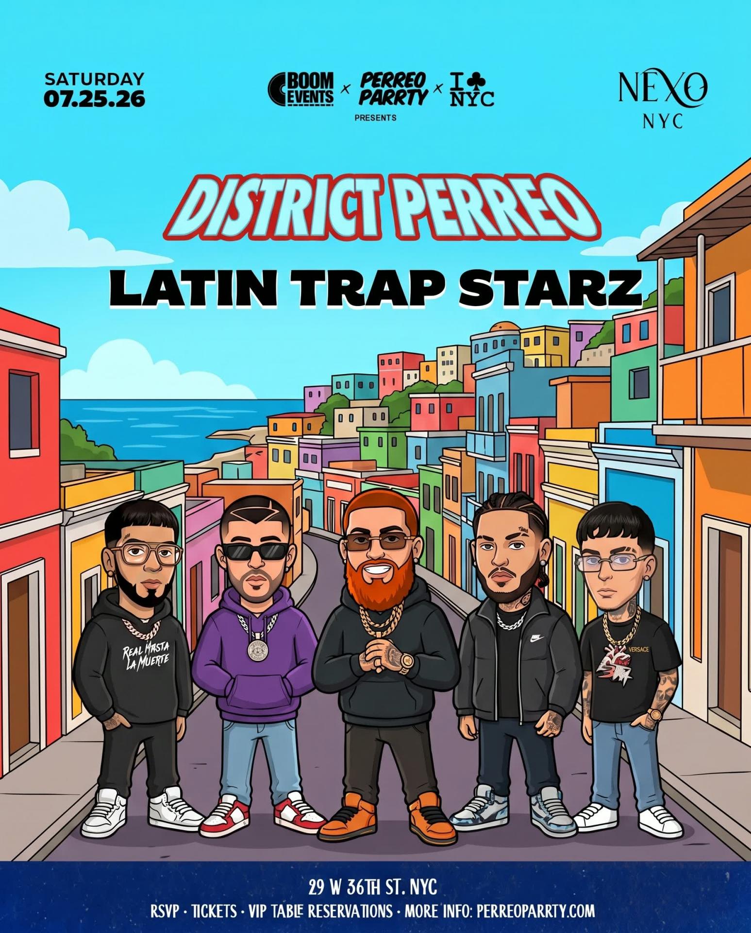 Buy tickets for District Perreo Presents: Latin Trap Starz at Nexo Nightclub Midtown NYC District Perreo Presents: Latin Trap Starz at Nexo Nightclub Midtown NYC
