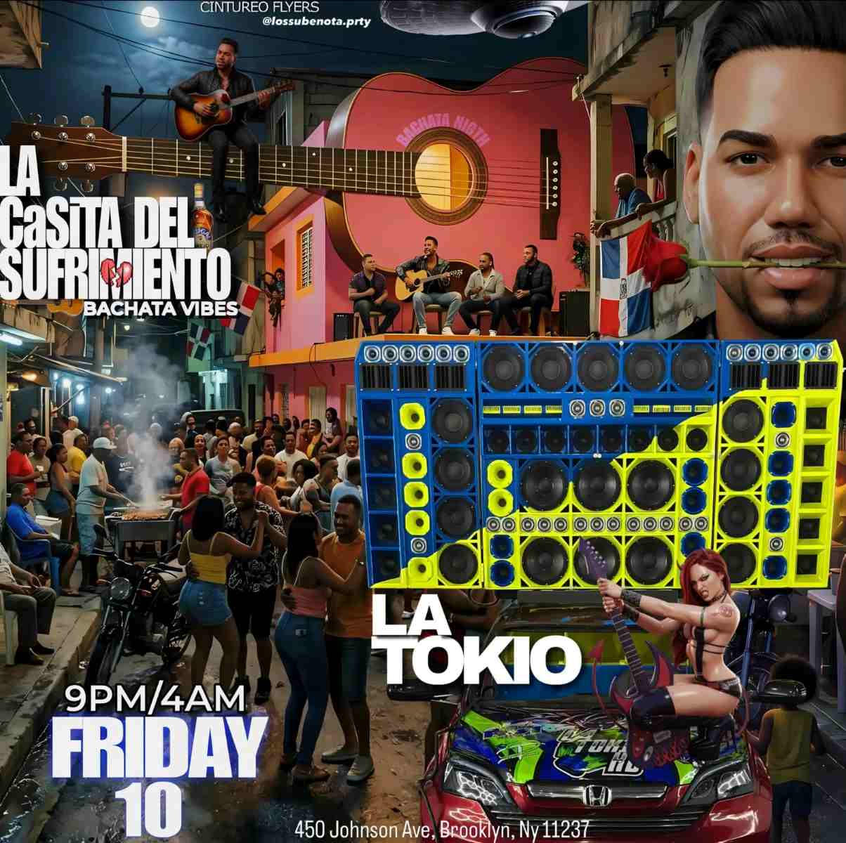Viernes De Bachata Corta Venas at La Casita Brooklyn