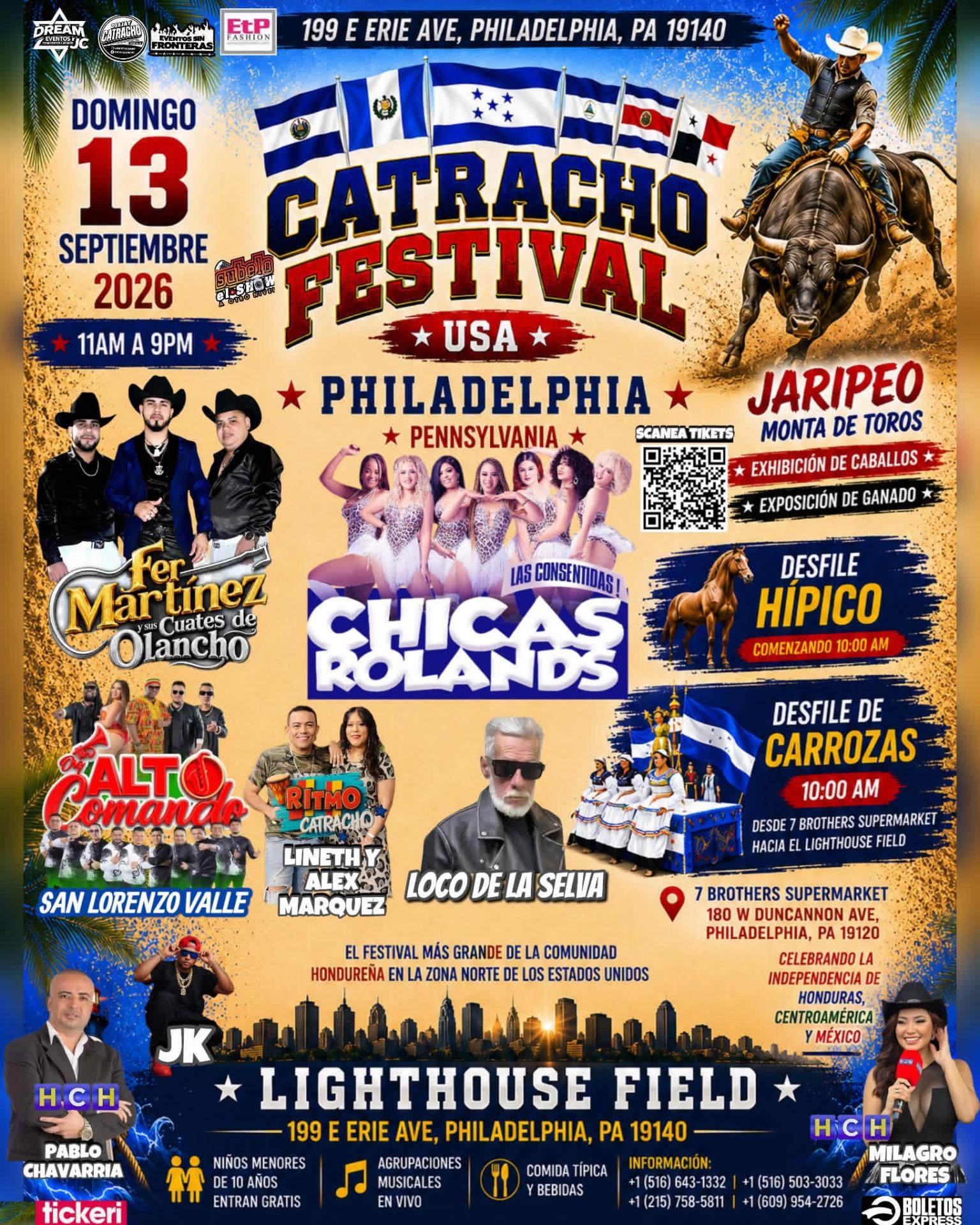Buy tickets for Dom 13 Sept / Festival hondureño & Jaripeo / Philadelphia PA Dom 13 Sept / Festival hondureño & Jaripeo / Philadelphia PA