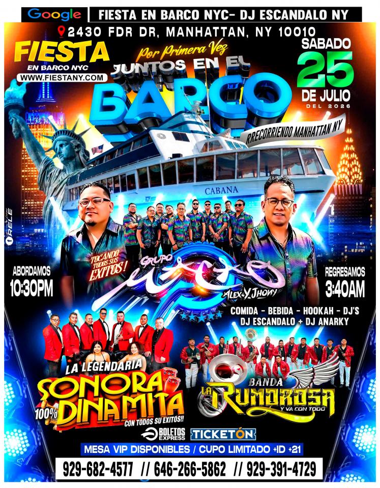 Buy tickets for Grupo Macao + Sonora Dinamita + Bada Rumorosa + Dj's Grupo Macao + Sonora Dinamita + Bada Rumorosa + Dj's
