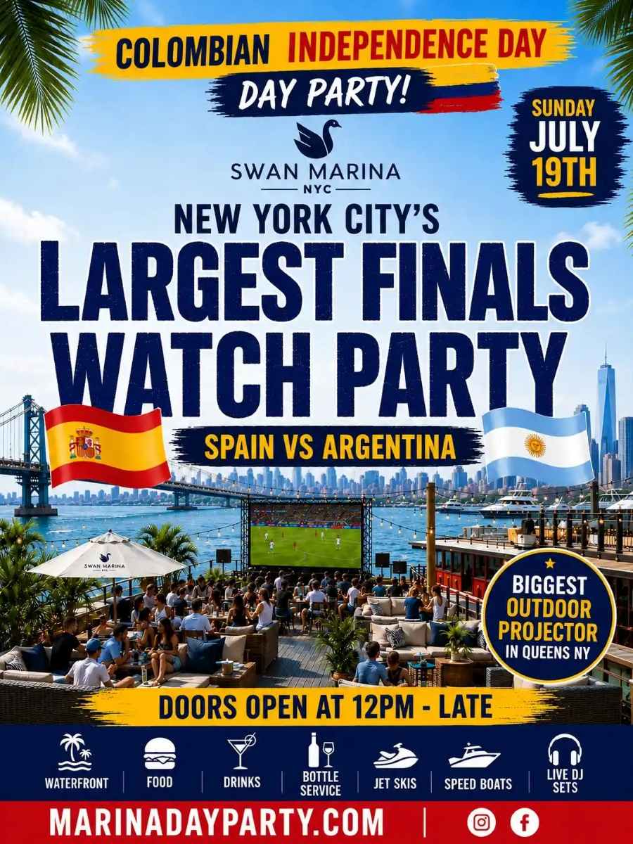 Buy tickets for FIFA World Cup Final Watch Party in Howard Beach NYC | Swan Marina | July 19 FIFA World Cup Final Watch Party in Howard Beach NYC | Swan Marina | July 19
