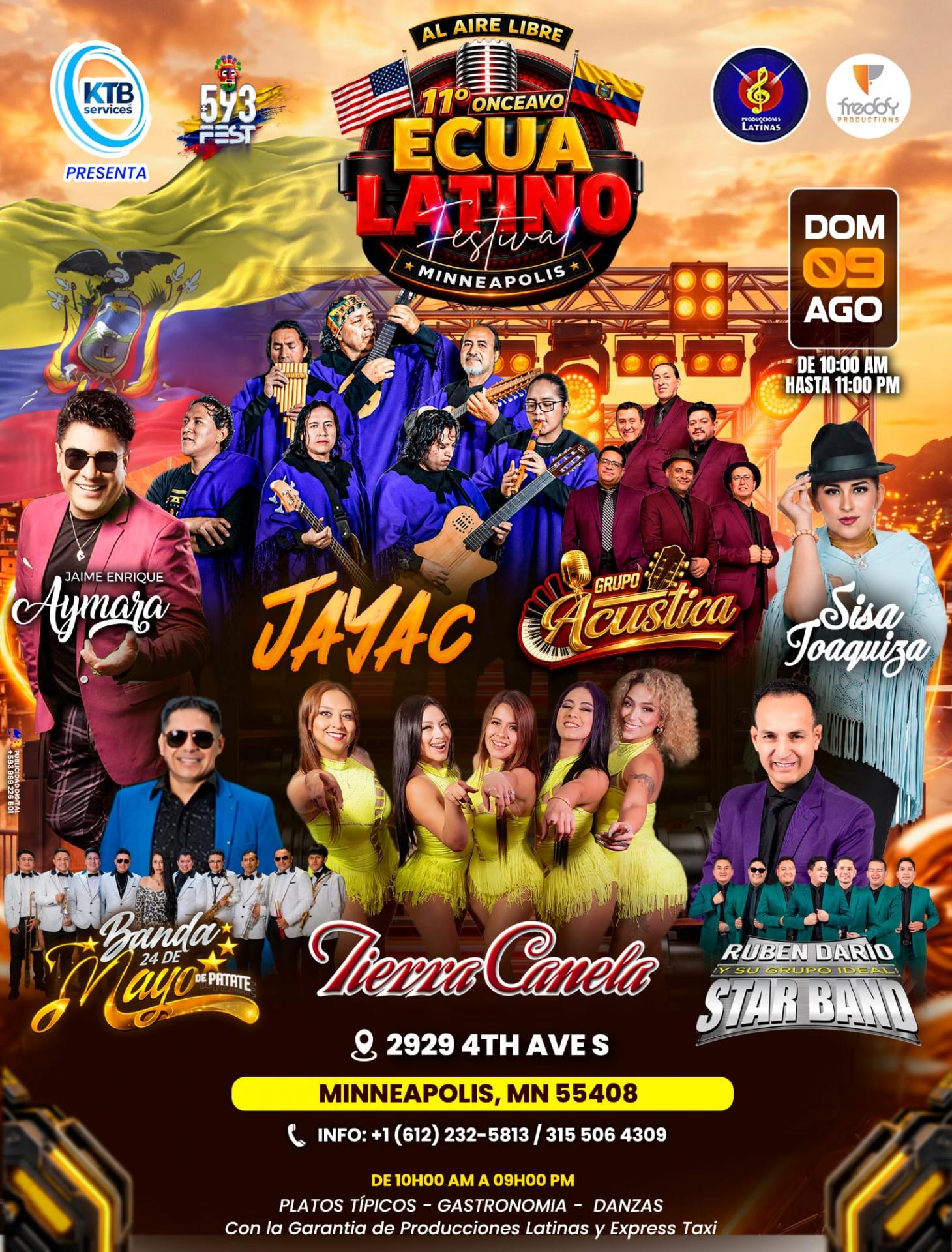 11°OCEAVO FESTIVAL ECUA-LATINO 